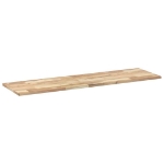 Ripiano a Parete 120x40x2 cm Legno Massello Acacia Non Trattato