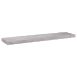 Scaffale a Parete Grigio Cemento 90x23,5x3,8 cm in MDF