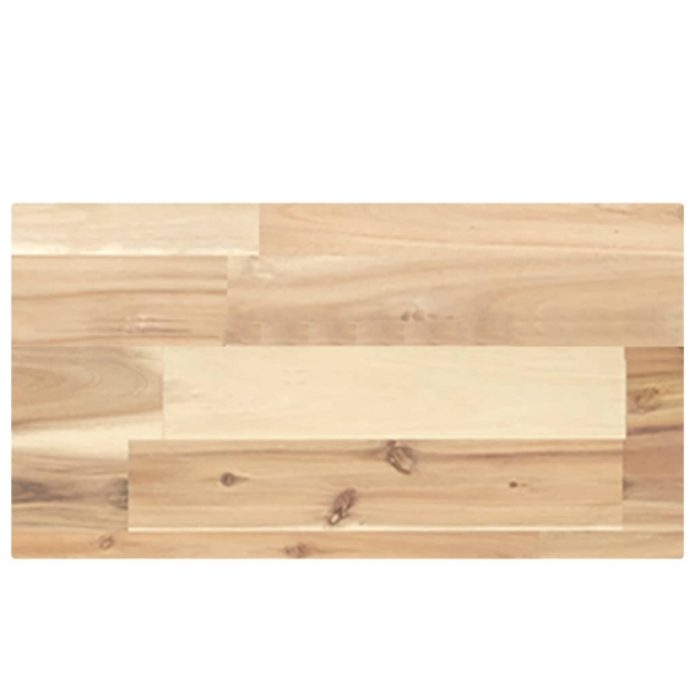 Ripiano a Parete 60x20x4 cm Legno Massello Acacia Non Trattato