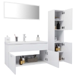 Set Mobili da Bagno Bianco in Truciolato