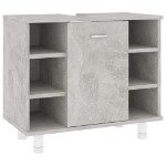 Mobile da Bagno Grigio Cemento 60x32x53,5 cm Legno Multistrato