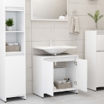 Mobile da Bagno Bianco 60x33x61 cm in Legno Multistrato