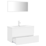 Set Mobili da Bagno Bianco in Truciolato