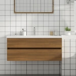 Mobile Lavabo Rovere Marrone 100x38,5x45 cm Legno Multistrato