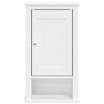 Mobile da Bagno a Muro BERG Bianco 40x27x71,5 cm Massello Pino