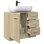 Mobile Sottolavabo Rovere Sonoma 63x30x54 cm Legno Multistrato