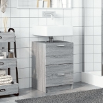 Mobile Lavabo Grigio Sonoma 40x37x59 cm in Truciolare