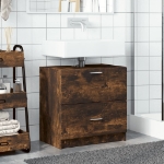 Mobile Lavabo Rovere Fumo 59x37x59 cm in Truciolare