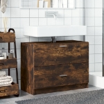 Mobile Lavabo Rovere Fumo 78x37x59 cm in Truciolare