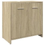 Mobile Lavabo Bagno Rovere Sonoma 60x33x60 cm Legno Multistrato