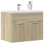 Mobile Sottolavabo Rovere Sonoma 60x38,5x46cm Legno Multistrato