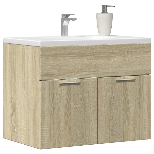 Mobile Sottolavabo Rovere Sonoma 60x38,5x46cm Legno Multistrato