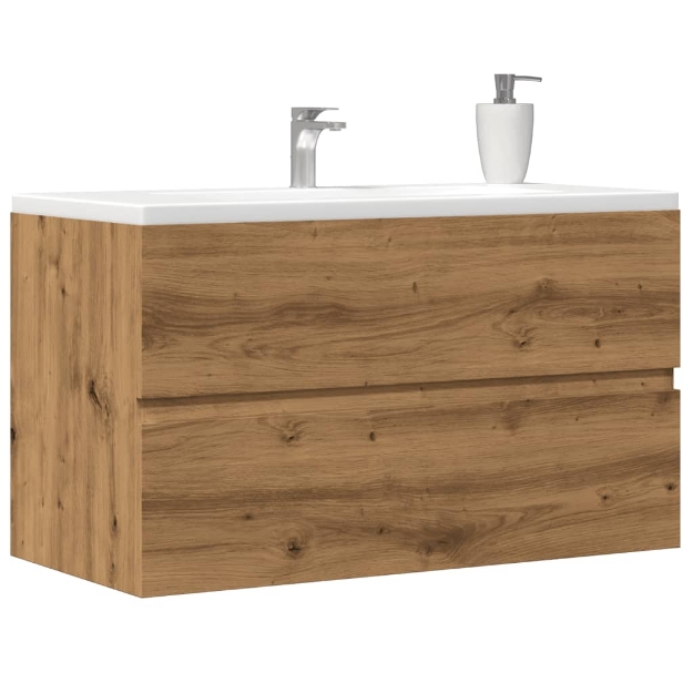 Mobile Pensile Bagno Rovere Artigianale 80x38,5x45cm Truciolato