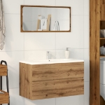 Mobile Pensile Bagno Rovere Artigianale 80x38,5x45cm Truciolato