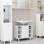 Mobile da Bagno Bianco 60x32x53,5 cm in Legno Multistrato