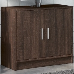 Mobile Lavabo Rovere Fumo 63x29x55 cm in Truciolare