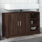 Mobile Lavabo Rovere Marrone 90x29x55 cm in Truciolare