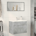 Mobile Sottolavabo Grigio Cemento 60x38,5x46 Legno Multistrato