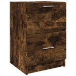 Mobile Lavabo Rovere Fumo 80x33x60 cm in Legno Multistrato