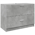 Mobile Lavabo Grigio Cemento 78x37x59 cm in Truciolare