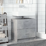 Mobile Lavabo Grigio Cemento 59x37x59 cm in Truciolare