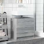 Mobile Lavabo Grigio Sonoma 59x37x59 cm in Truciolare