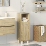 Mobile da Bagno Rovere Sonoma 30,5x30x95cm in Truciolato