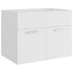 Mobile Sottolavabo Bianco 60x38,5x46 cm in Legno Multistrato