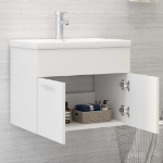 Mobile Sottolavabo Bianco 60x38,5x46 cm in Legno Multistrato