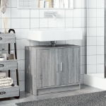 Mobile Lavabo Grigio Sonoma 63x29x55 cm in Legno Multistrato