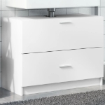 Mobile Lavabo Bianco 78x37x59 cm in Truciolare