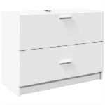 Mobile Lavabo Bianco 78x37x59 cm in Truciolare