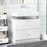 Mobile Lavabo Bianco 78x37x59 cm in Truciolare