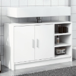 Mobile Lavabo Bianco 90x29x55 cm in Truciolato