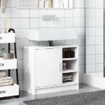 Mobile Lavabo Bianco 63x29x55 cm in Truciolato