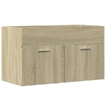 Mobile Sottolavabo Rovere Sonoma 80x38,5x46cm Legno Multistrato