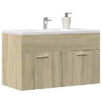 Mobile Sottolavabo Rovere Sonoma 80x38,5x46cm Legno Multistrato