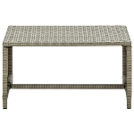 Tavolino da Salotto Beige 70x40x38 cm in Polyrattan