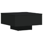 Tavolino da Salotto Nero 60x60x31,5 cm in Legno Multistrato