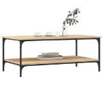 Tavolino da Salotto Rovere Sonoma 100x55x40cm Legno Multistrato