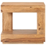 Tavolo da Salotto 45x45x40 cm in Legno Massello di Acacia