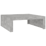 Tavolino da Salotto Grigio Cemento 100x100x35 cm Truciolato