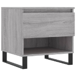 Tavolino da Salotto Grigio Sonoma 50x46x50 cm Legno Multistrato