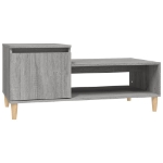 Tavolino da Salotto grigio sonoma 100x50x45cm Legno Multistrato