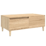 Tavolino Salotto Rovere Sonoma 90x50x36,5 cm Legno Multistrato