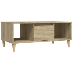 Tavolino Salotto Rovere Sonoma 90x50x36,5 cm Legno Multistrato