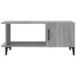 Tavolino da Salotto Grigio Sonoma 90x50x40 cm Legno Multistrato