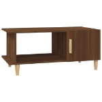 Tavolino da Salotto Rovere Marrone 90x50x40cm Legno Multistrato