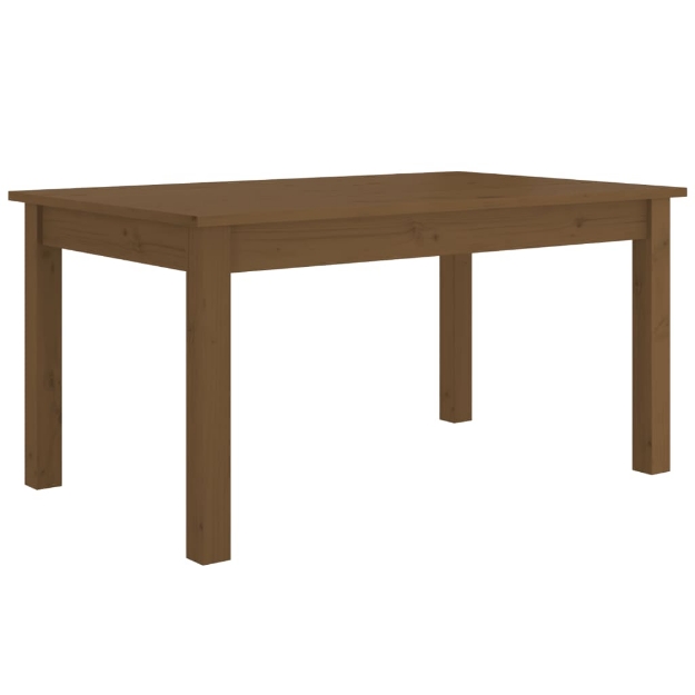 Tavolino da Salotto ambra 80x50x40 cm Legno Massello di Pino