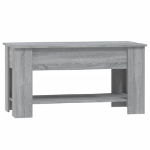 Tavolino da Salotto Grigio Sonoma 101x49x52cm Legno Multistrato